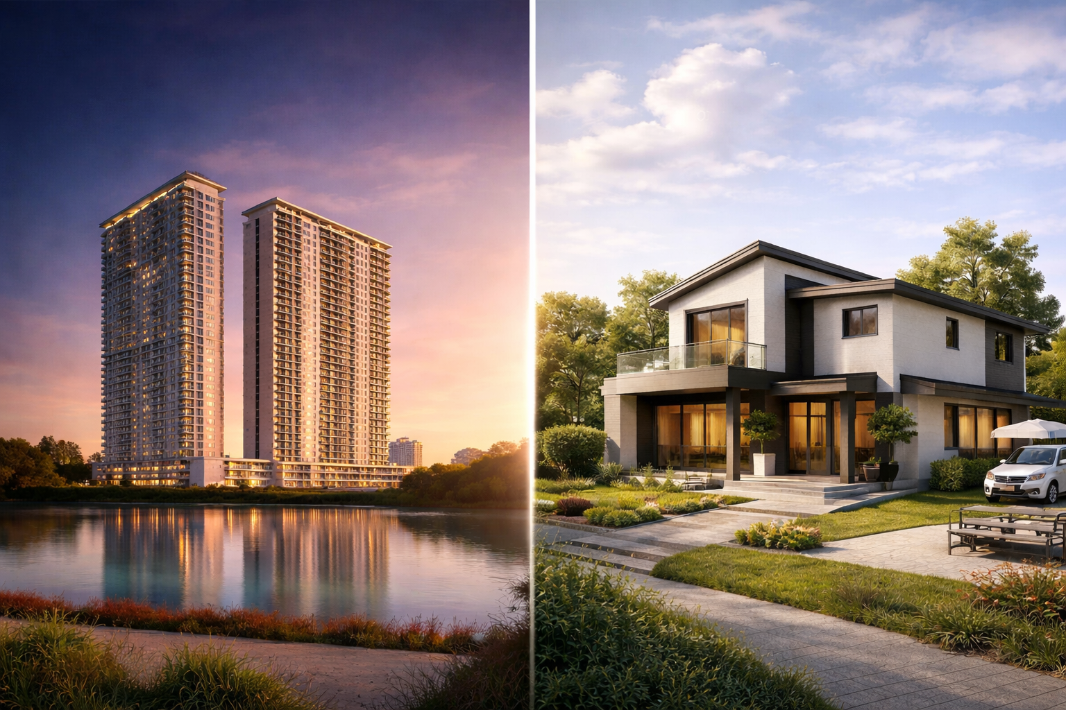 High-Rise Apartment vs Independent House: Which Home Fits Modern Urban Living?